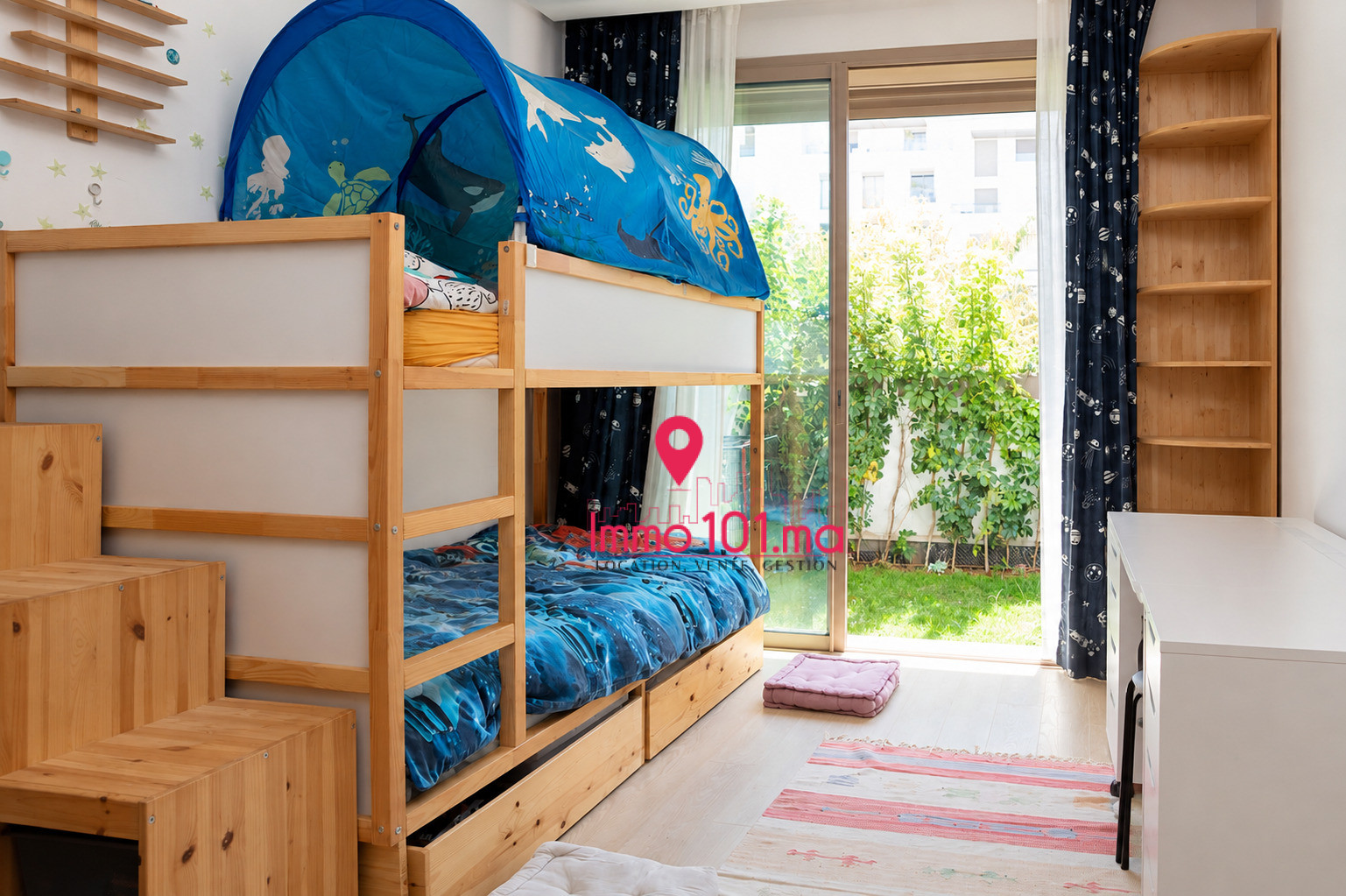 Location appartement meublé à l’Orangeraie Souissi SILAM2515